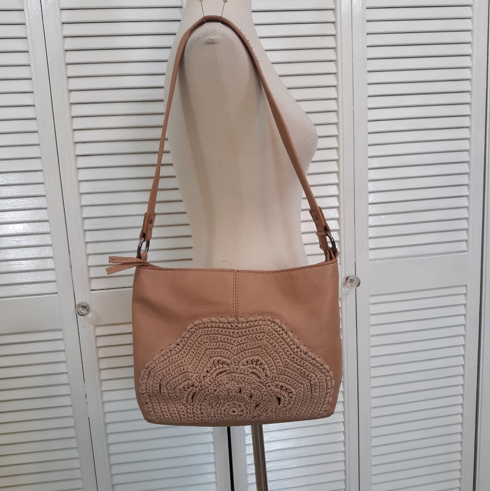 The Sak crochet soft leather purse *P2